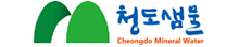 청도샘물 로고