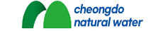 청도샘물 로고